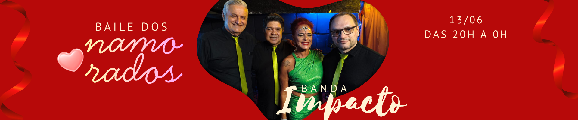 Baile dos Namorados com a Banda Impacto