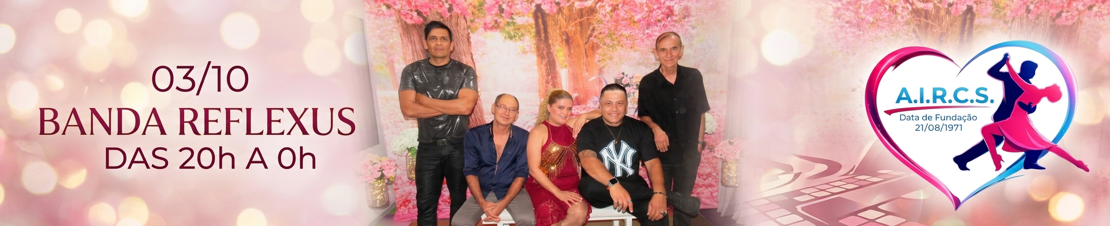 Baile Outubro Rosa com a Banda Reflexus