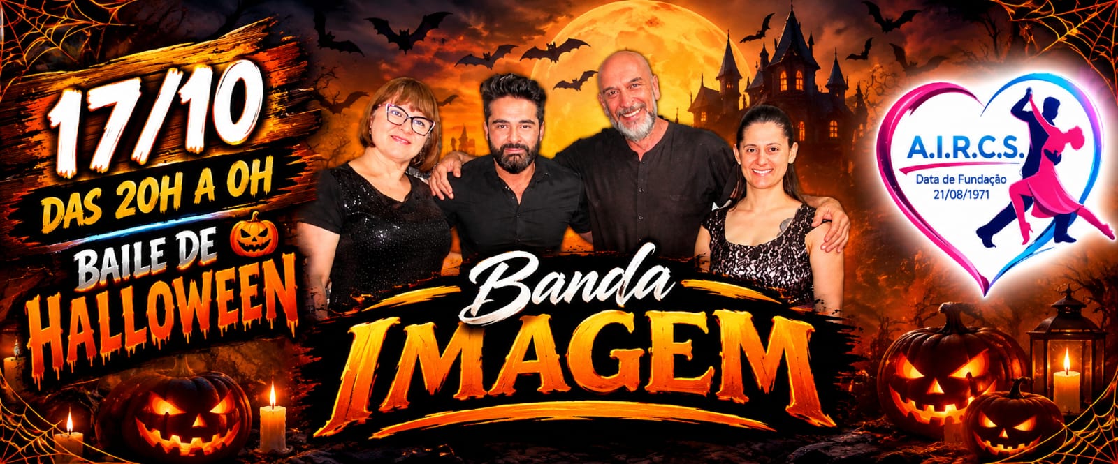 Baile de Halloween com a Banda Imagem
