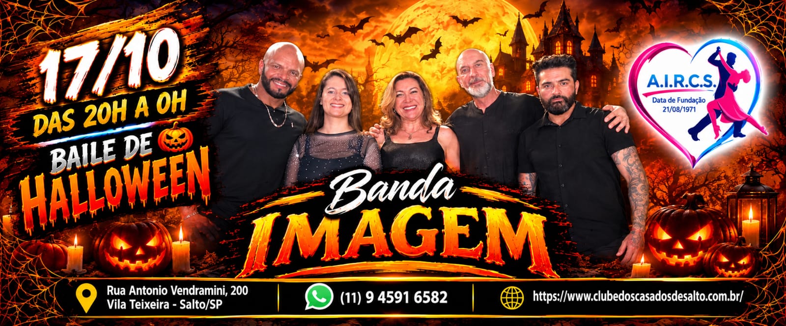 Baile de Halloween com a Banda Imagem